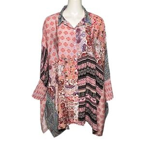 Oli & Hali Multicolor Patchwork Tunic